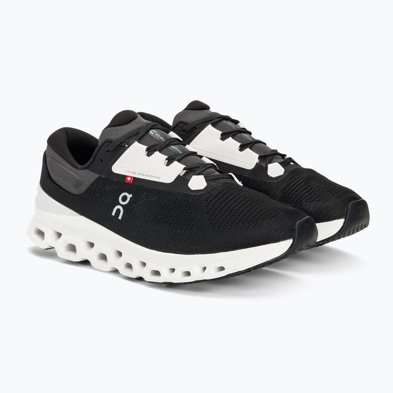 Buty do biegania męskie On Cloudstratus 3 black/frost 5