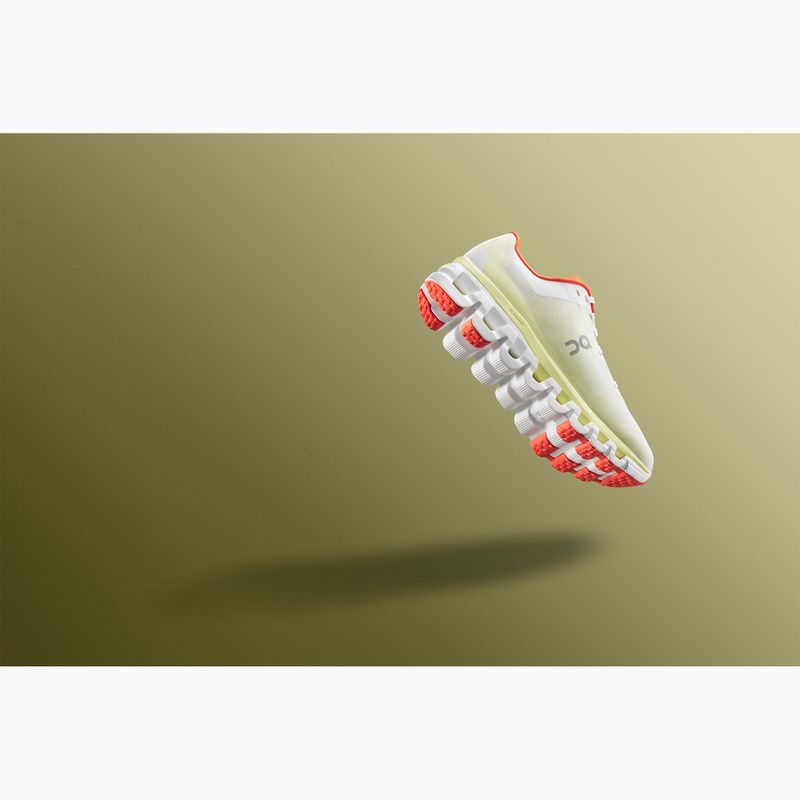 Buty do biegania damskie On Cloudflow 4 white/hay 8