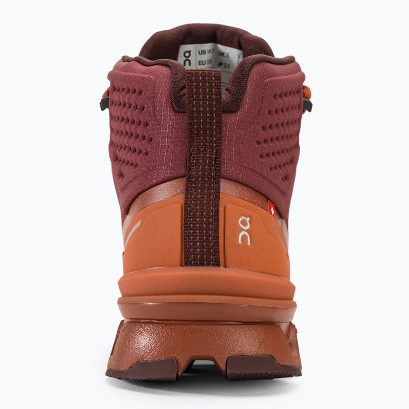 Buty turystyczne damskie On Cloudrock 2 Waterproof beet/auburn 6