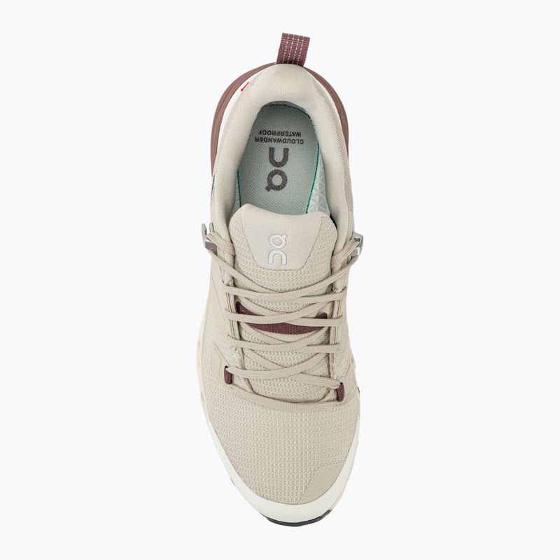 Buty damskie On Running Cloudwander Waterproof sand/ivory 5