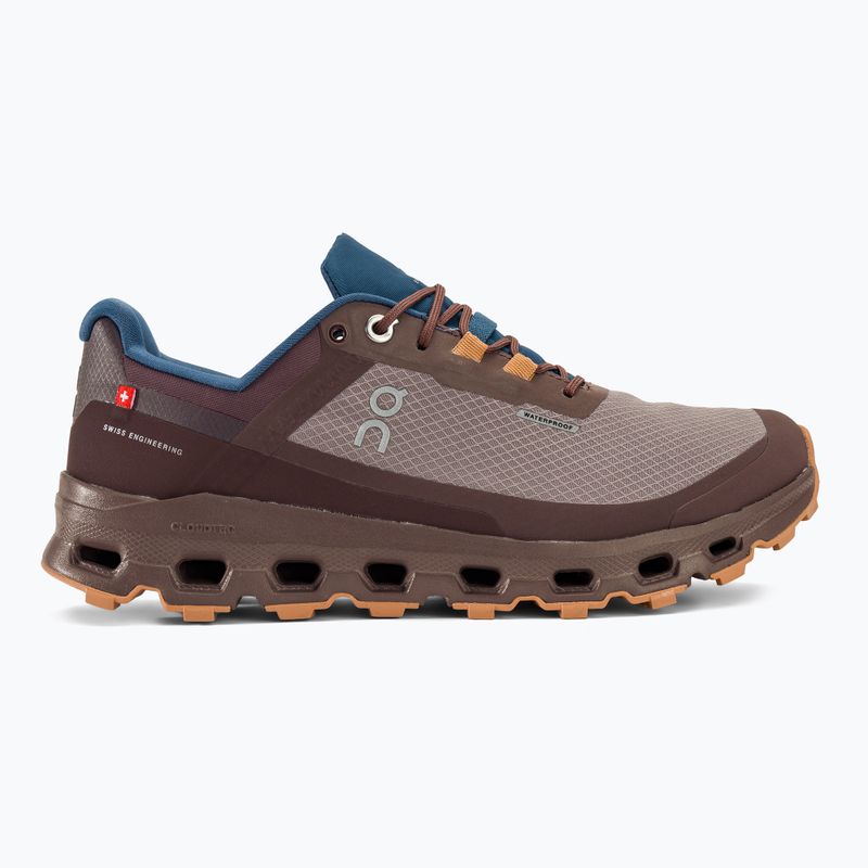 Buty do biegania damskie On Running Cloudvista Waterproof zinc/grape 2