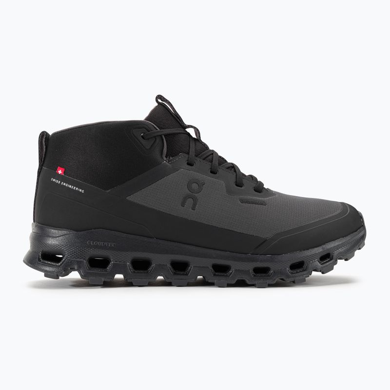 Buty męskie On Running Cloudroam Waterproof black/eclipse 2