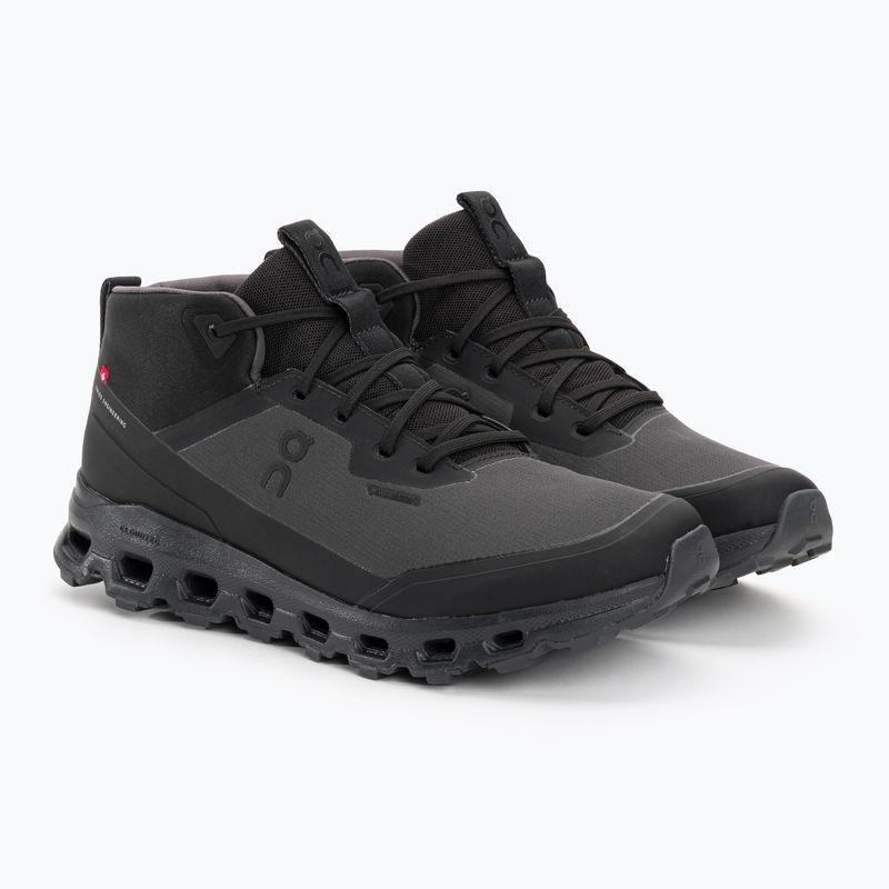 Buty męskie On Running Cloudroam Waterproof black/eclipse 4