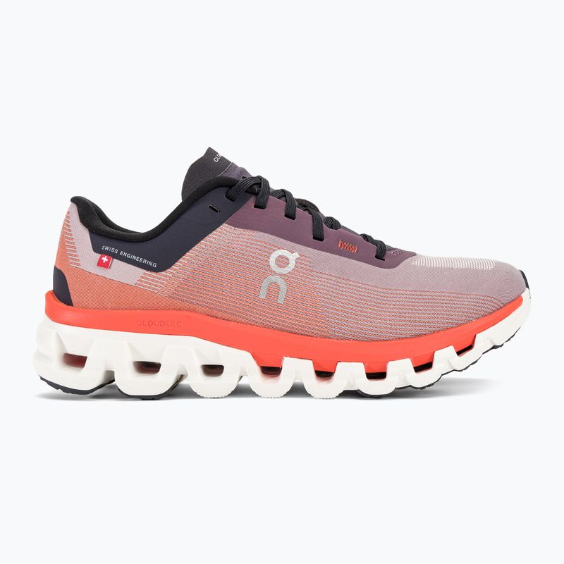 Buty do biegania damskie On Cloudflow 4 quartz/flam 2