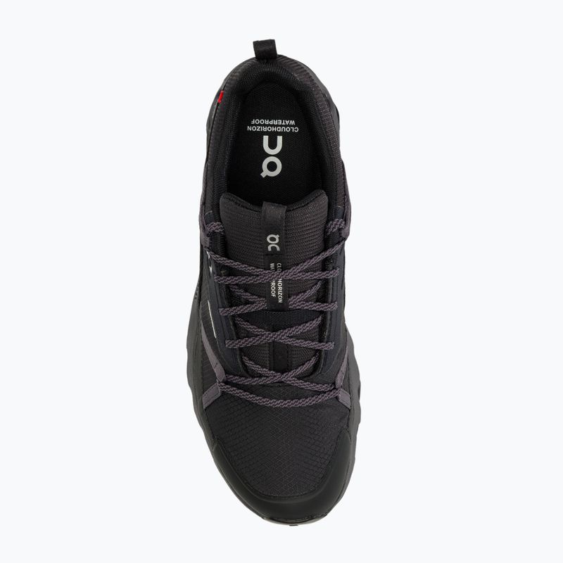 Buty męskie On Cloudhorizon Waterproof black/eclipse 5