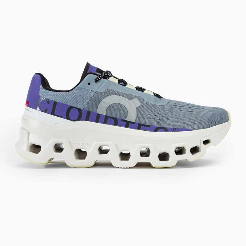 Buty do biegania damskie On Cloudmonster mist/blueberry 2