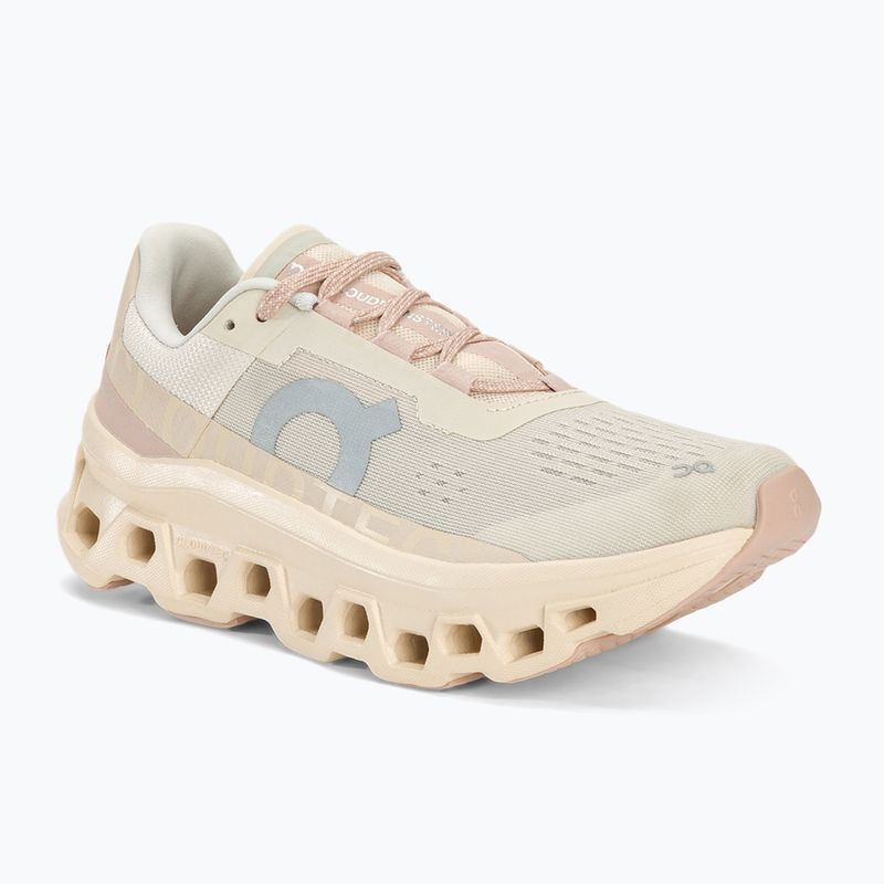 Buty do biegania damskie On Cloudmonster moon/fawn