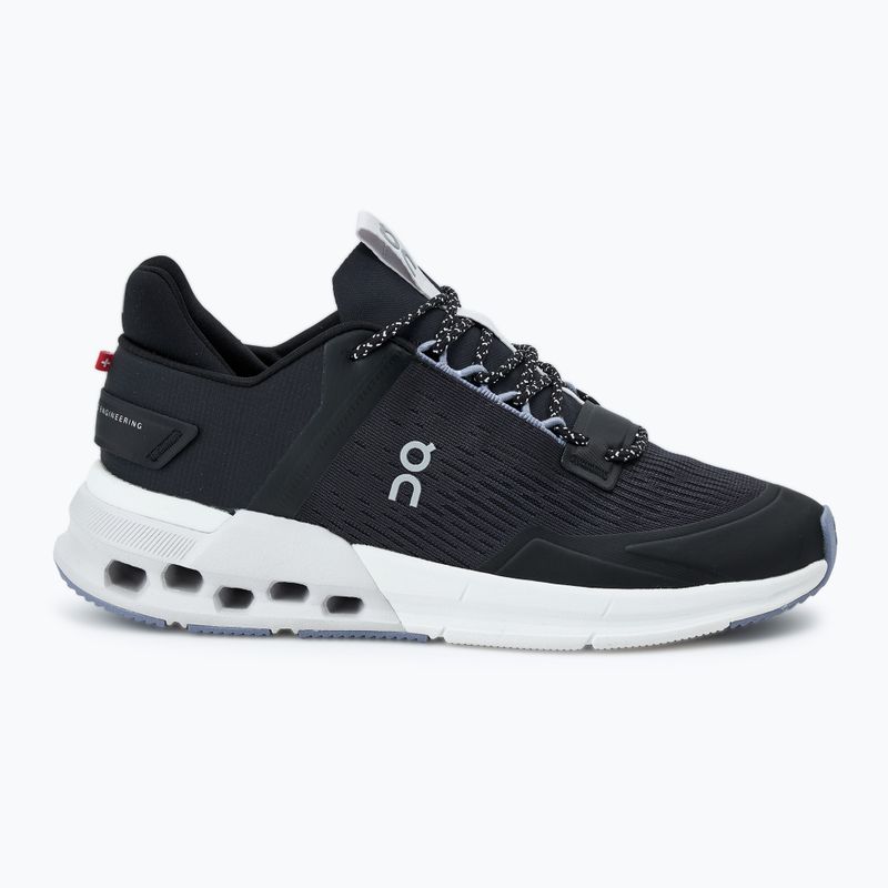 Buty do biegania damskie On Running Cloudnova Flux undyed black/feather 2