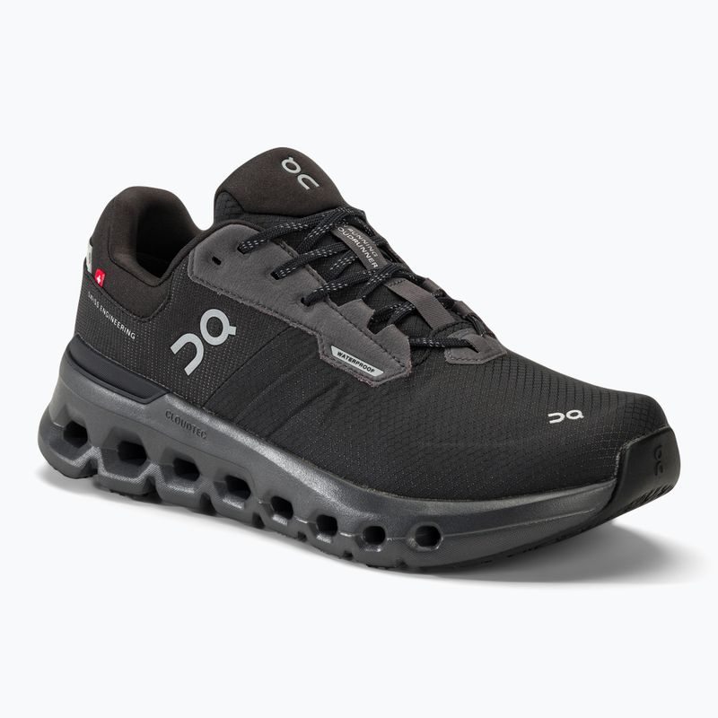 Buty do biegania męskie On Cloudrunner 2 Waterproof magnet/black