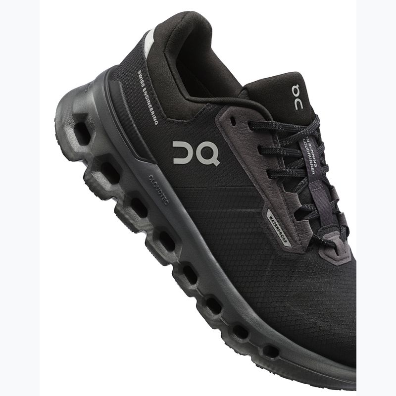 Buty do biegania damskie On Cloudrunner 2 Waterproof magnet/black 15