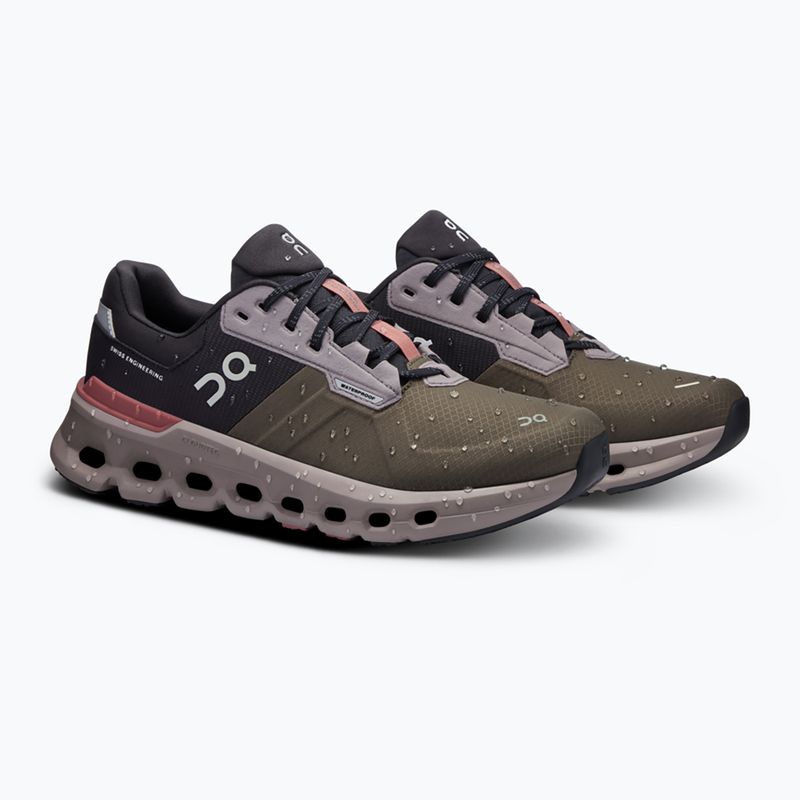Buty do biegania damskie On Cloudrunner 2 Waterproof olive/mahogany 8