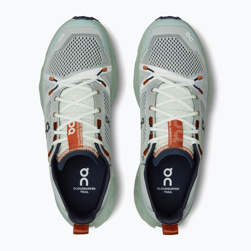 Buty do biegania męskie On Running Cloudsurfer Trail aloe/mineral 11