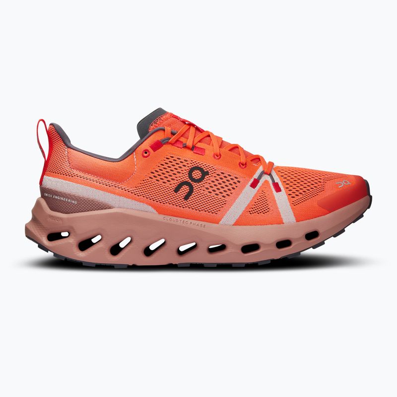 Buty do biegania męskie On Cloudsurfer Trail flame/dustrose 9