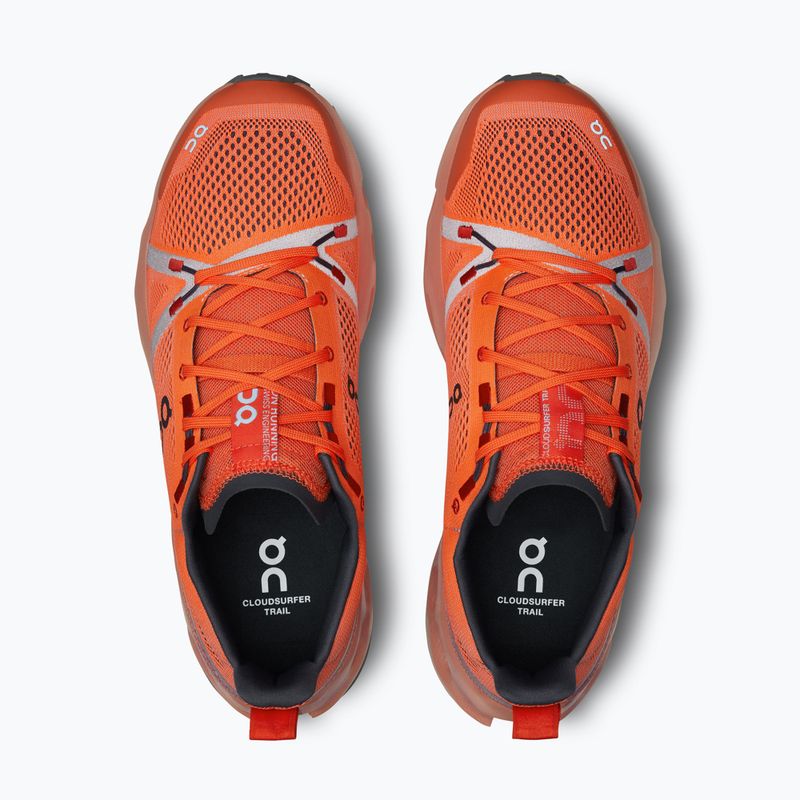 Buty do biegania męskie On Cloudsurfer Trail flame/dustrose 13