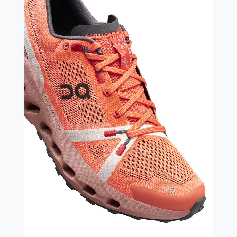 Buty do biegania męskie On Cloudsurfer Trail flame/dustrose 14