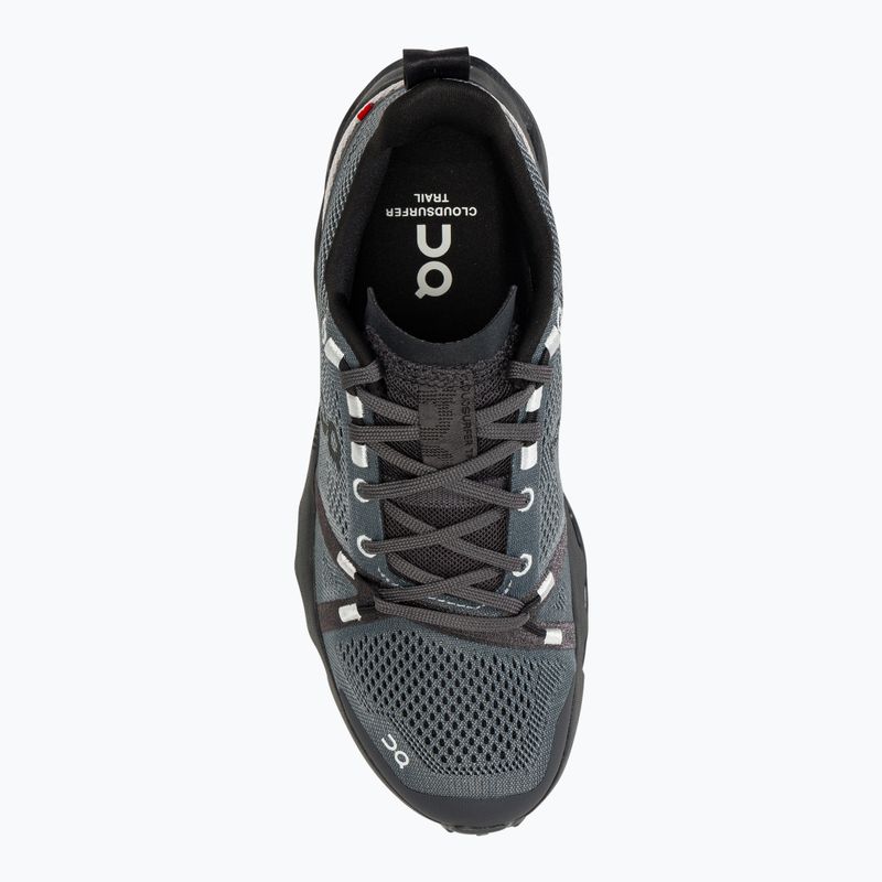Buty do biegania damskie On Cloudsurfer Trail eclipse/black 5