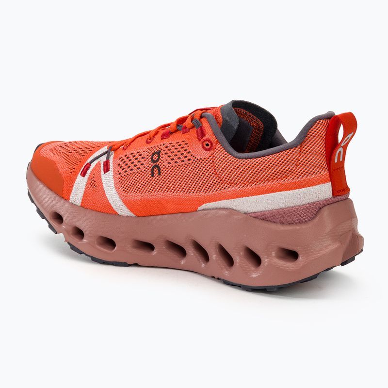 Buty do biegania damskie On Cloudsurfer Trail flame/dustrose 3