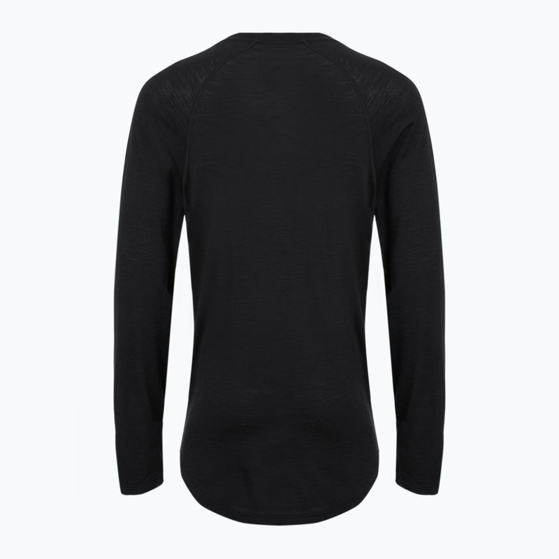 Longsleeve termoaktywny męski ThirtyTwo Ridelite Merino black/black 2