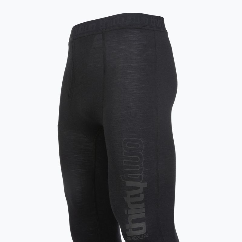 Spodnie termoaktywne męskie ThirtyTwo Ridelite Merino black/black 4