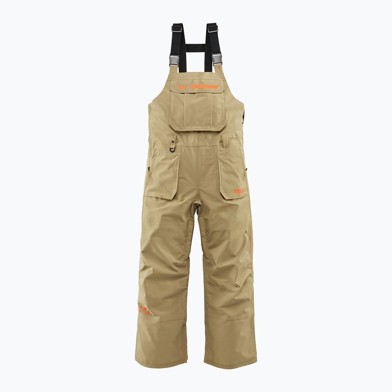Spodnie snowboardowe męskie ThirtyTwo Basement Bib khaki