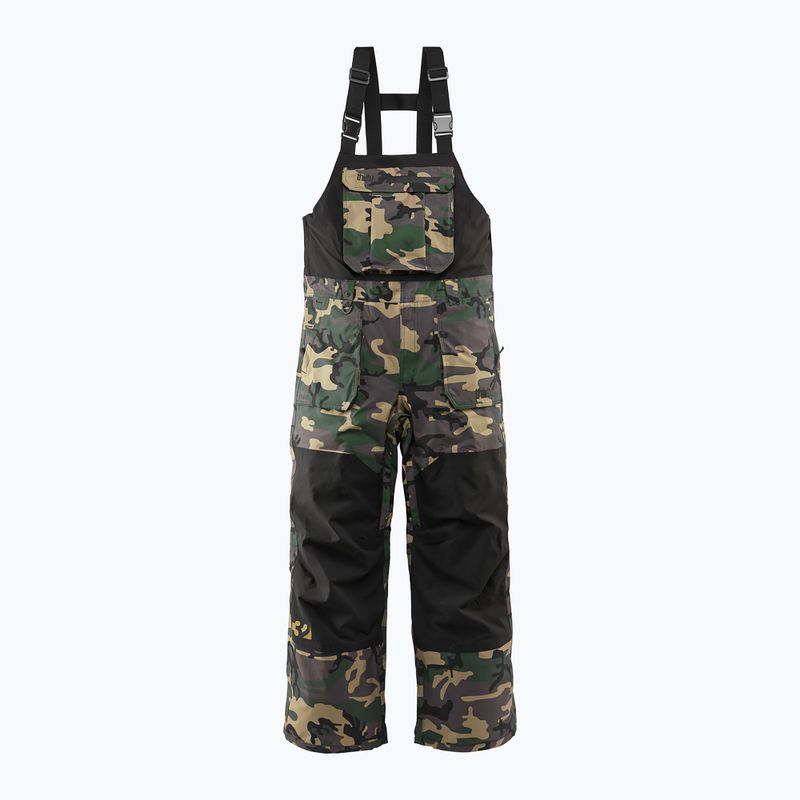 Spodnie snowboardowe męskie ThirtyTwo Basement Bib camo