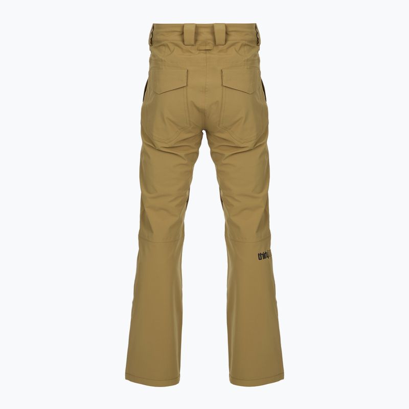 Spodnie snowboardowe męskie ThirtyTwo Wooderson khaki 2