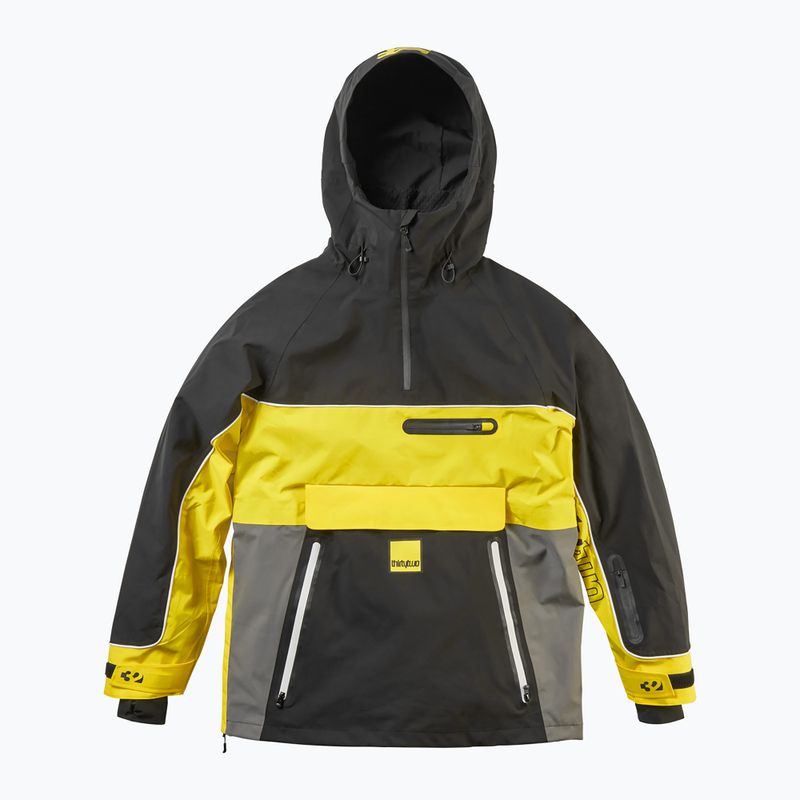 Kurtka snowboardowa męska ThirtyTwo Light X Walker Anorak black/yellow