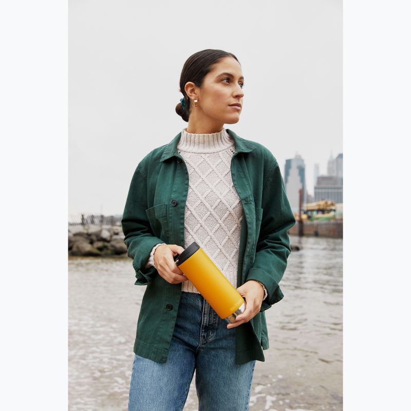 Kubek termiczny Klean Kanteen TKWide Cafe Cap 473 ml marigold 3