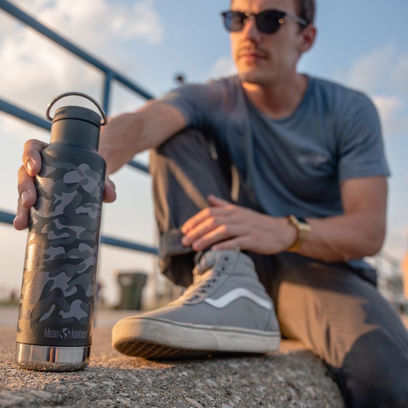 Butelka turystyczna Klean Kanteen Classic VI 592 ml black camo 10