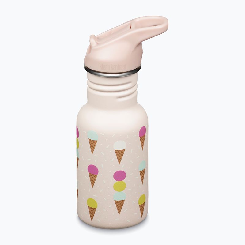 Butelka turystyczna dziecięca Klean Kanteen Flip Seal Sport Cap Straw 355 ml ice cream 2