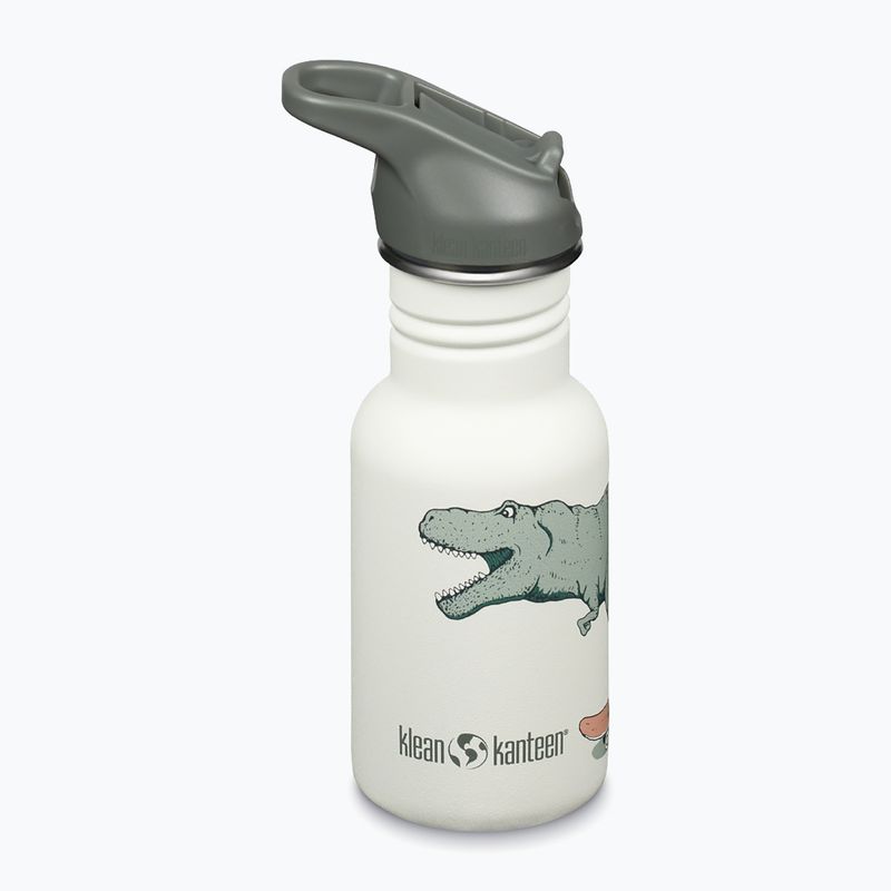 Butelka turystyczna dziecięca Klean Kanteen Flip Seal Sport Cap Straw 355 ml dino skate