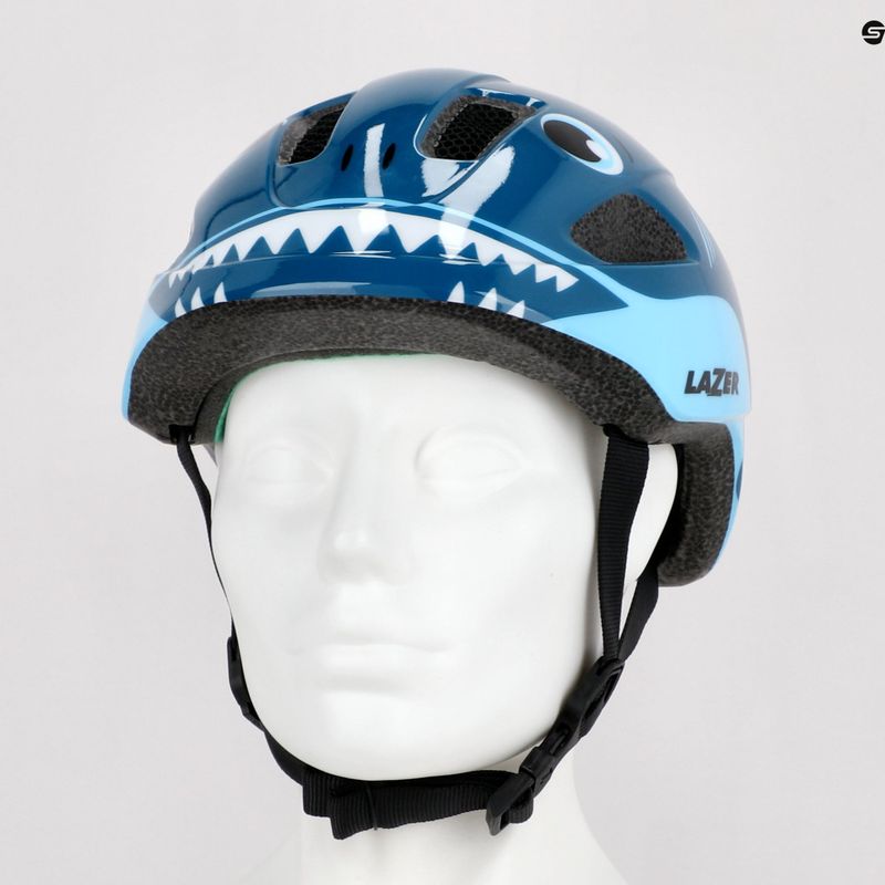 Kask rowerowy dziecięcy Lazer Pnut KinetiCore shark 9