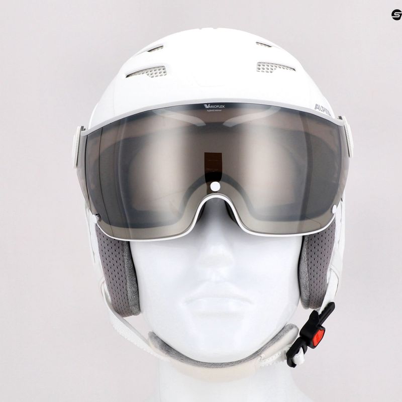 Kask narciarski Alpina Jump 2.0 VM white/gray matt 16