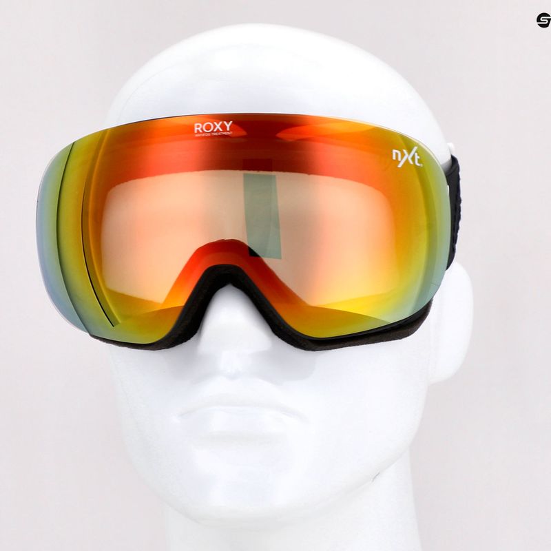 Gogle snowboardowe damskie ROXY Popscreen NXT true black/nxt varia ml red 11