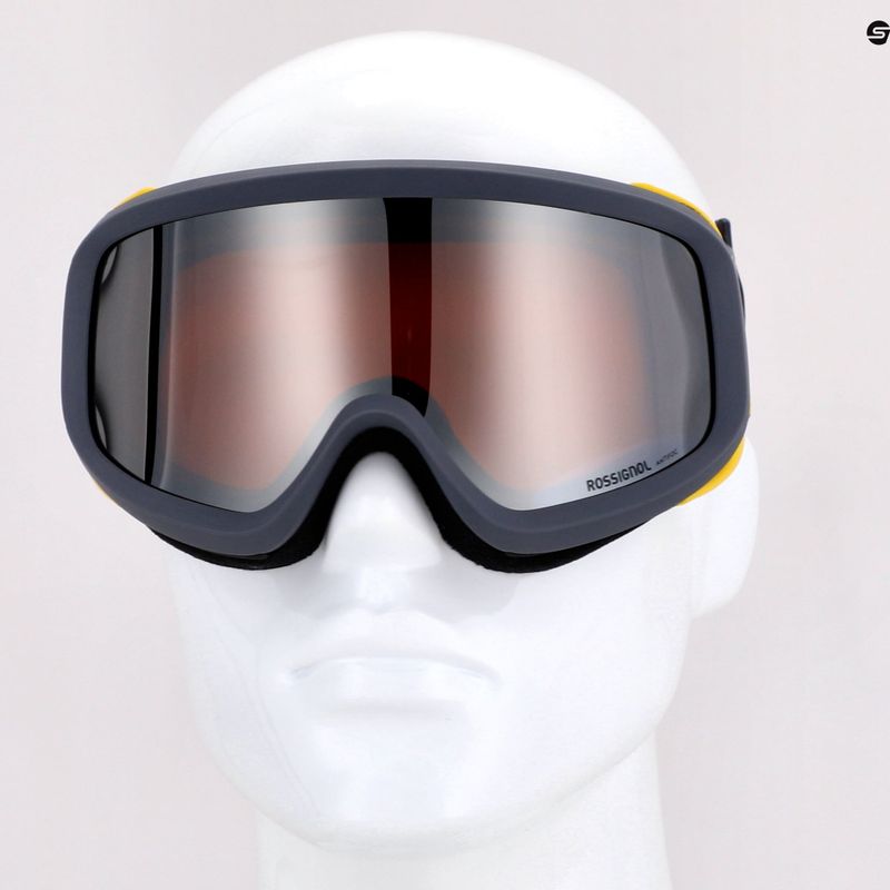 Gogle narciarskie Rossignol Ace HP grey/yellow 12