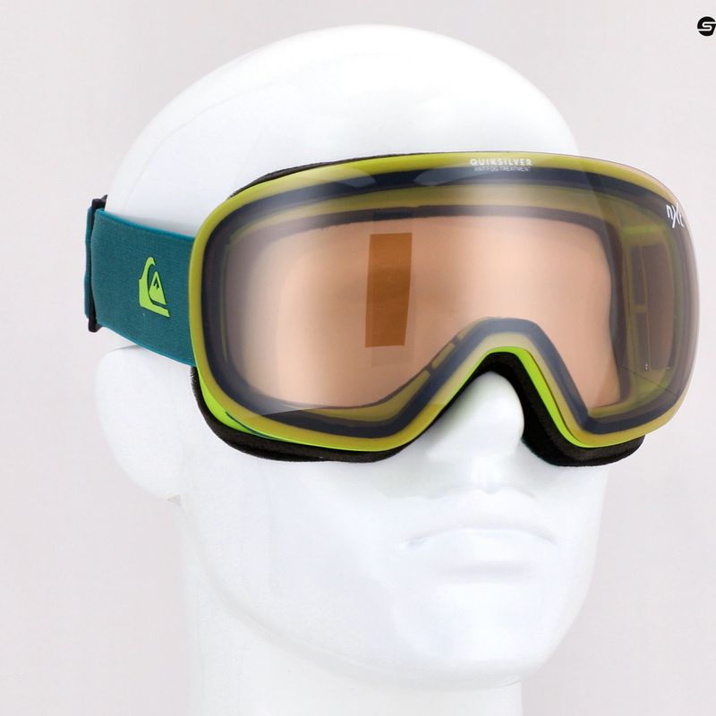 Gogle snowboardowe Quiksilver QSR NXT june bug/nxt gold photochromic 8