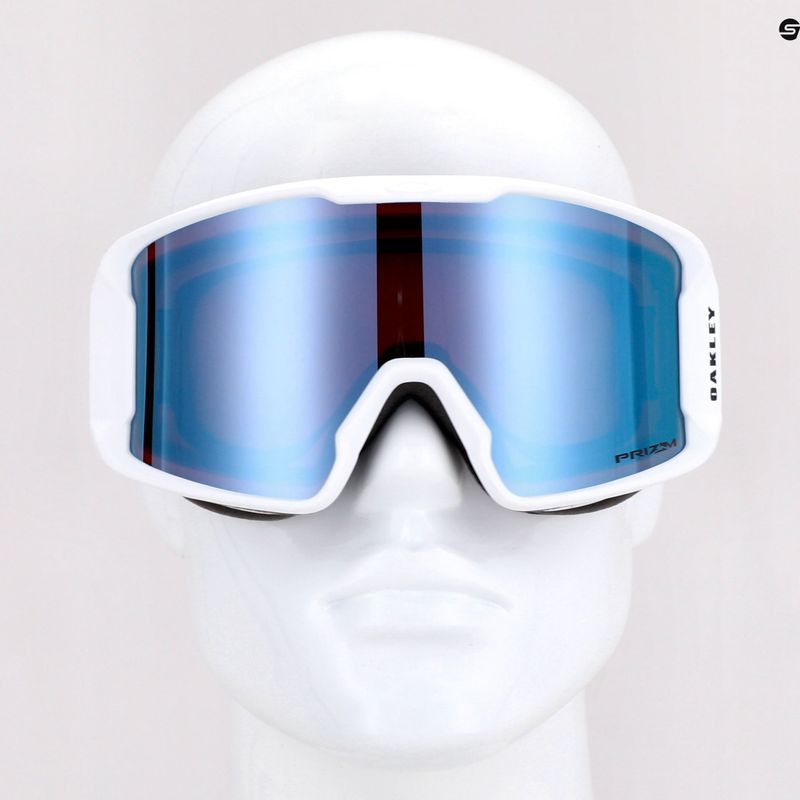 Gogle narciarskie Oakley Line Miner M matte white/prizm snow sapphire iridium 7