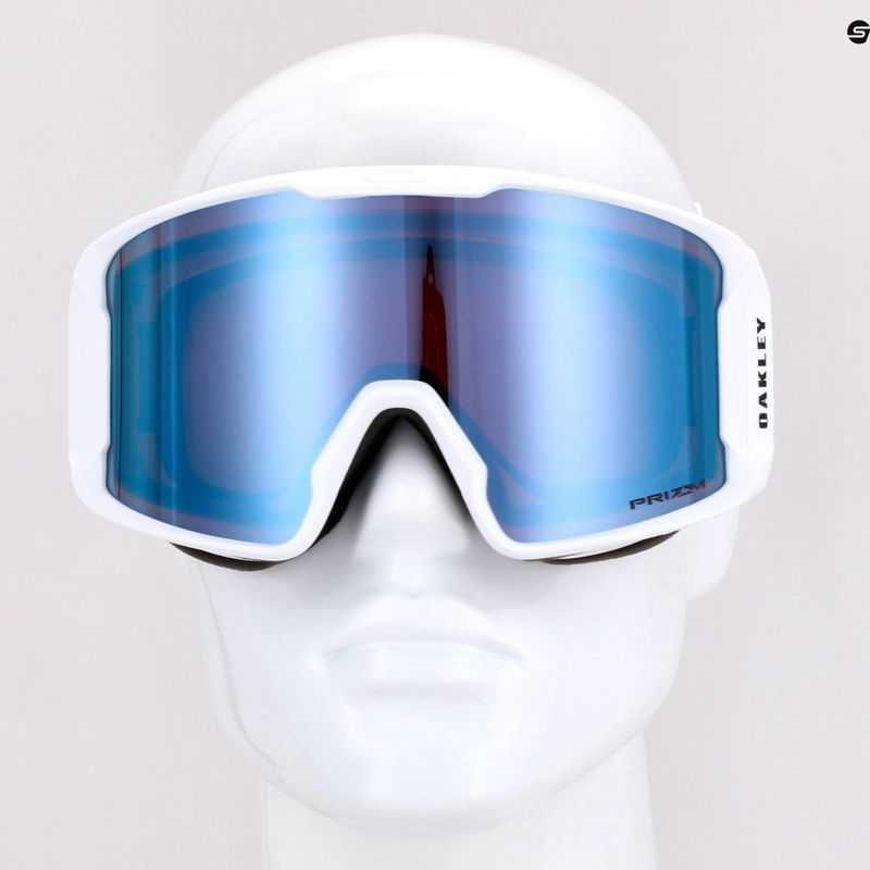 Gogle narciarskie Oakley Line Miner L matte white/prizm snow sapphire iridium 6