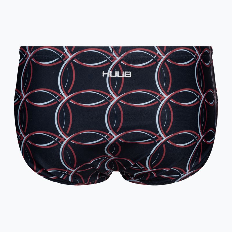 Slipy pływackie męskie HUUB Ali Brownlee Brief black/red 2