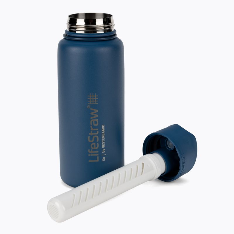 Butelka turystyczna LifeStraw Go Stainless Steel 700 ml medium blue 4