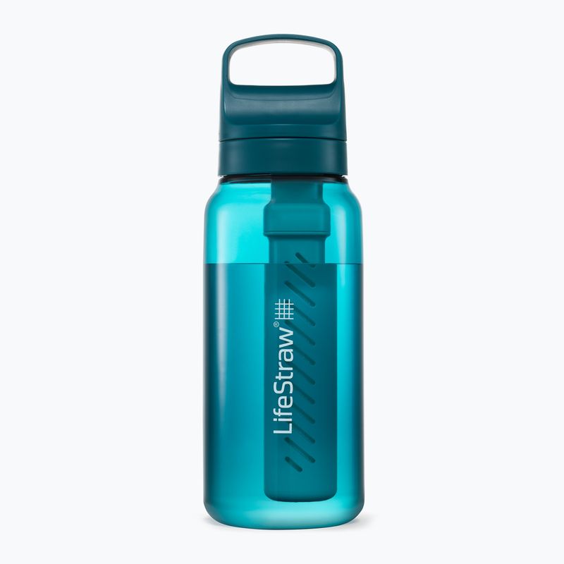 Butelka turystyczna Lifestraw Go 2.0 z filtrem 1 l  laguna teal