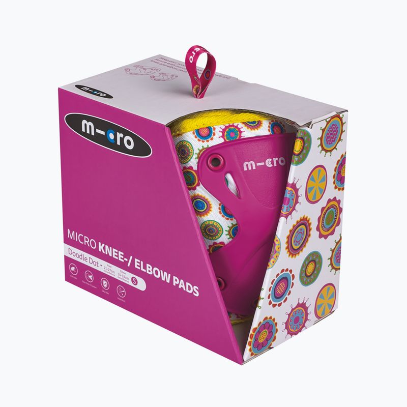 Zestaw ochraniaczy dziecięcych Micro Doodel pink 6