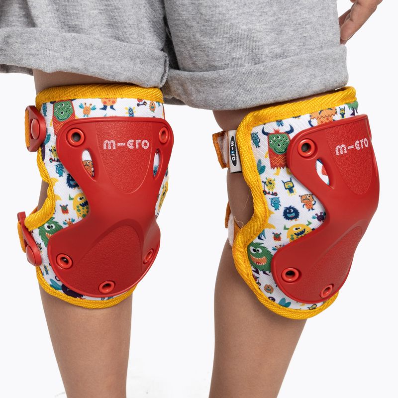 Zestaw ochraniaczy dziecięcych Micro Monster red 9