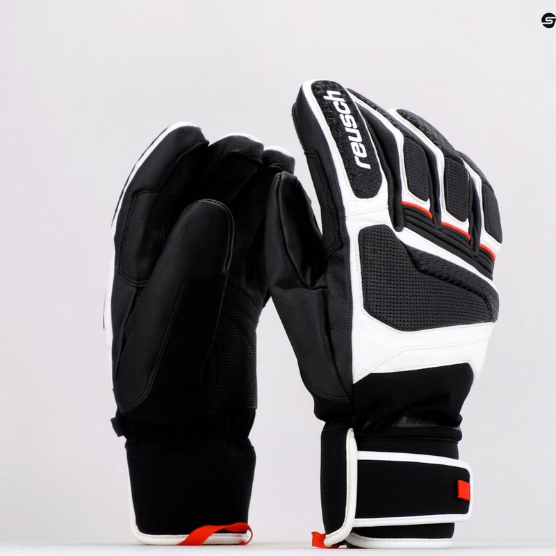 Rękawice narciarskie Reusch Profi SL black/white/fire red 8