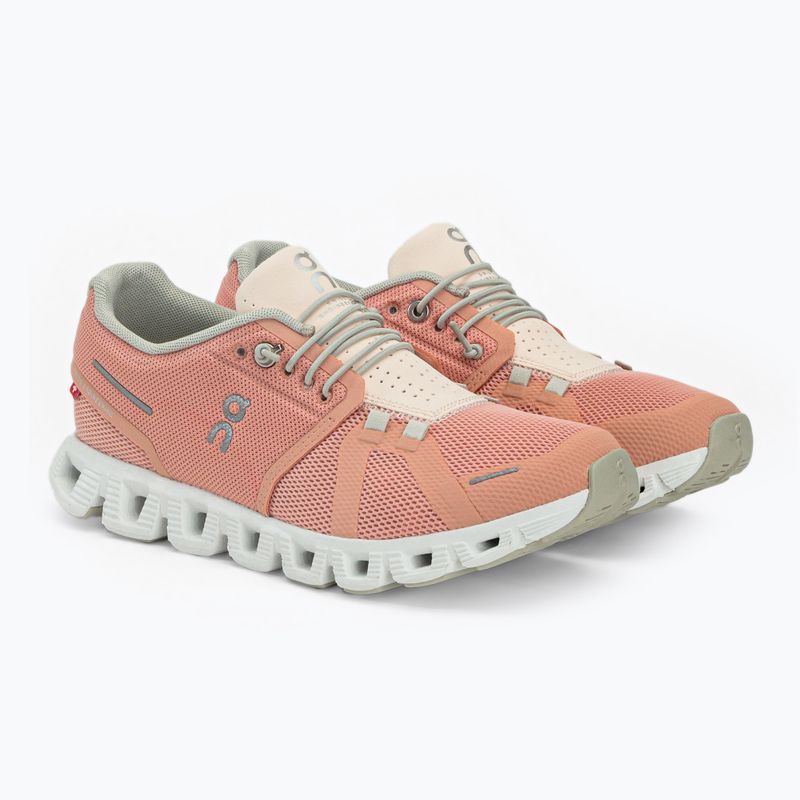 Buty damskie On Running Cloud 5 rose/shell 4