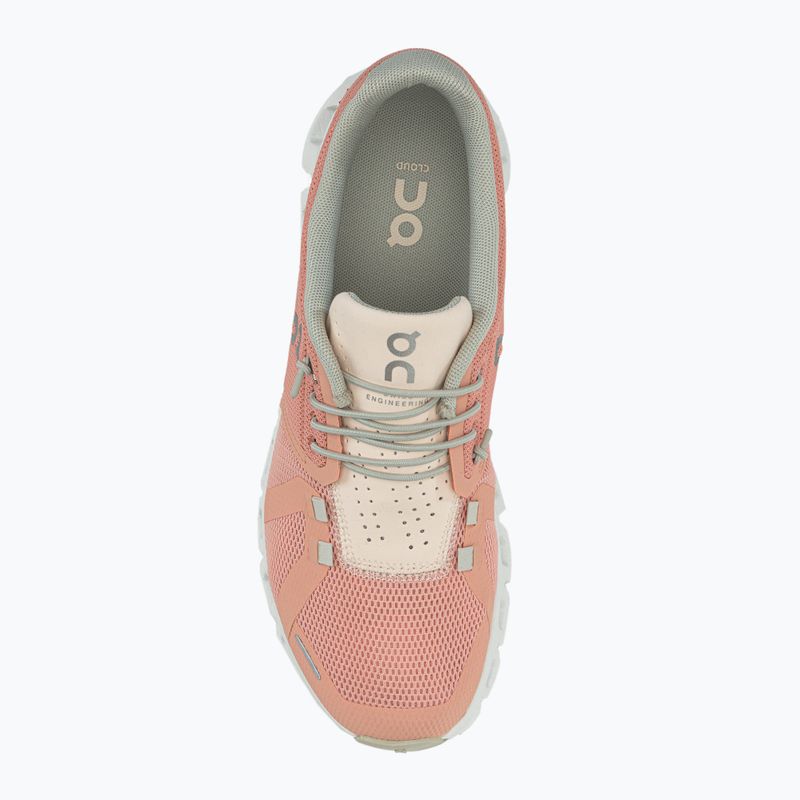 Buty damskie On Running Cloud 5 rose/shell 6