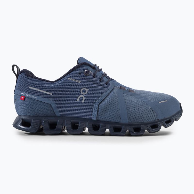 Buty męskie On Cloud 5 Waterproof metal/navy 2