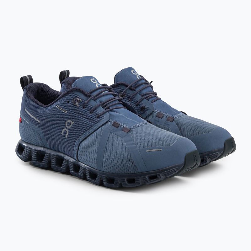 Buty męskie On Cloud 5 Waterproof metal/navy 5