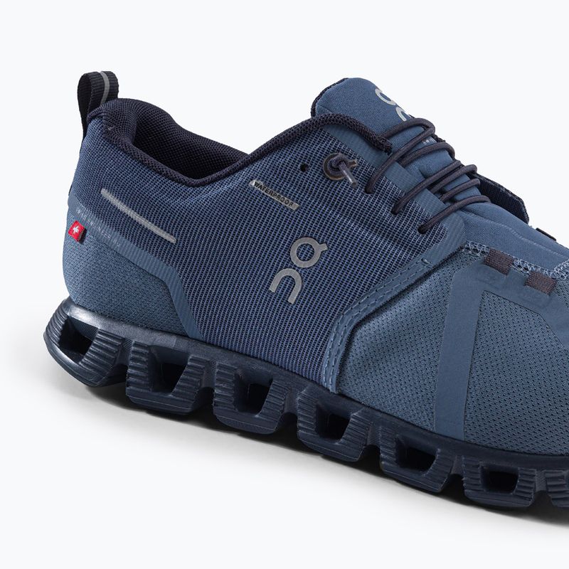 Buty męskie On Cloud 5 Waterproof metal/navy 8
