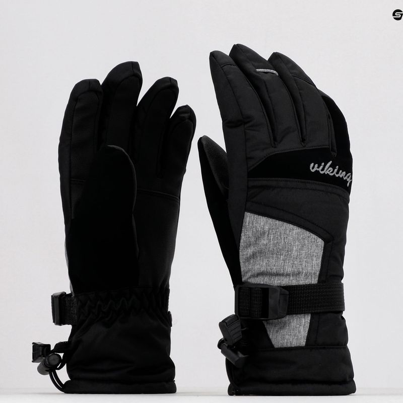 Rękawice narciarskie damskie Viking Ronda Ski dark/grey 9